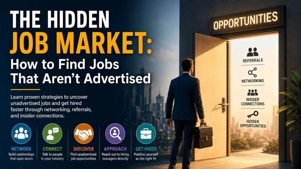 Job Change Now | Hidden Job Market: How to Find Jobs That Aren’t AdvertisedHidden Job Market Hidden Job Market