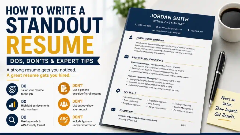 How to Write a Standout Resume